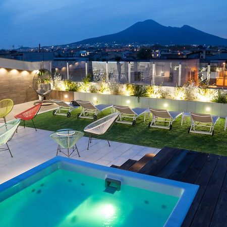 Houses & Rooftop Pompei - Sky Bagian luar foto