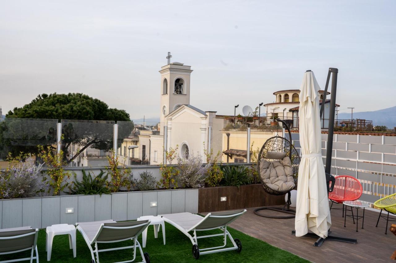 Houses & Rooftop Pompei - Sky Bagian luar foto