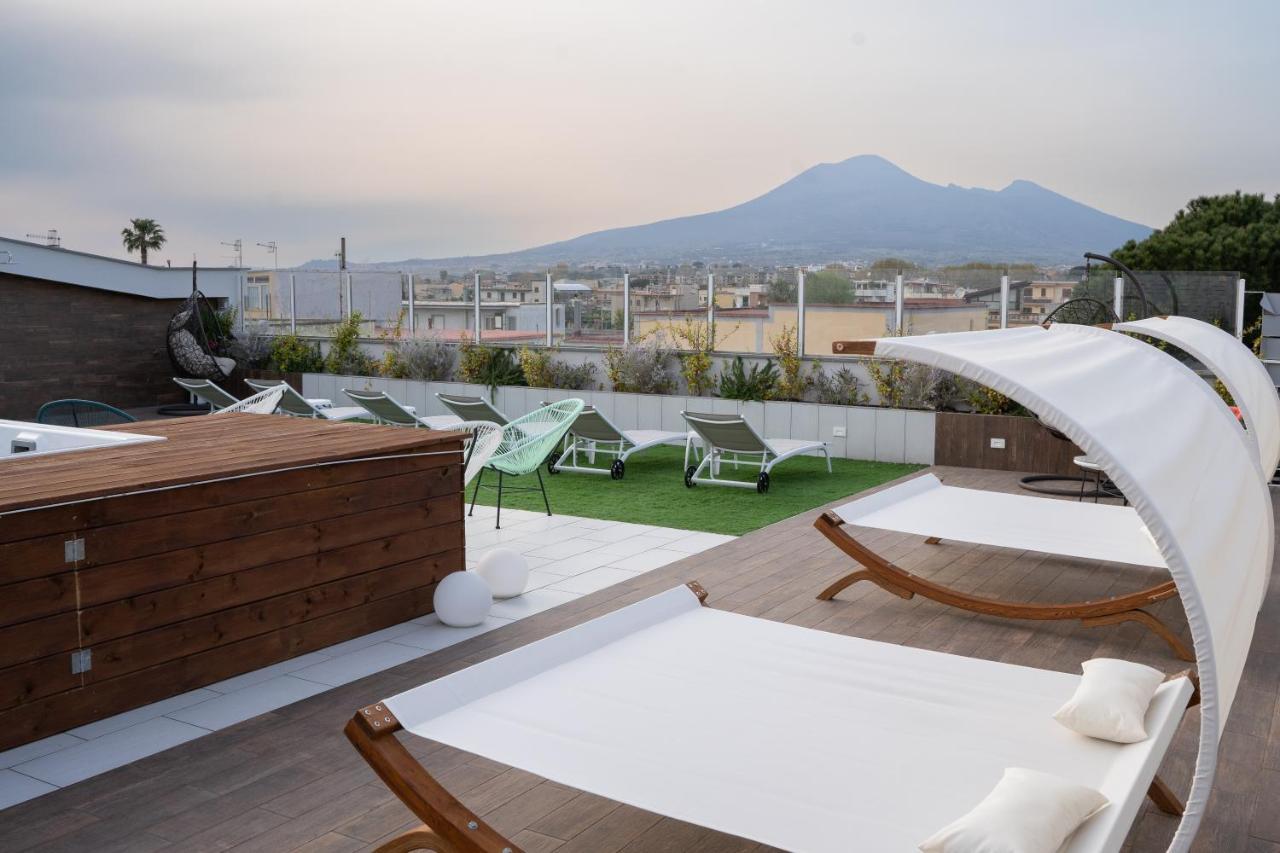 Houses & Rooftop Pompei - Sky Bagian luar foto
