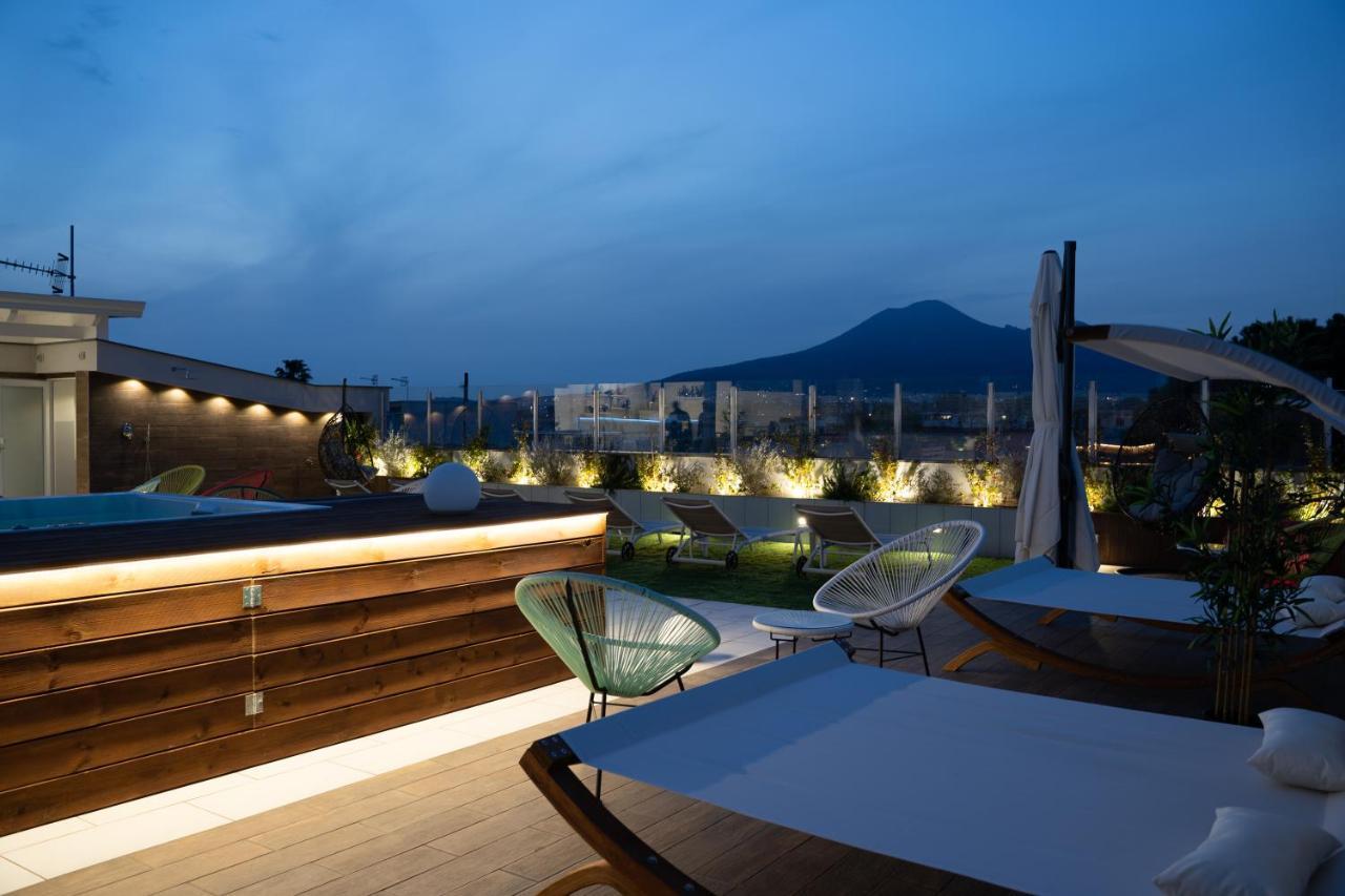 Houses & Rooftop Pompei - Sky Bagian luar foto