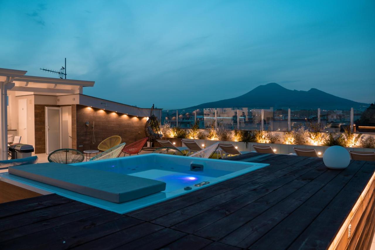Houses & Rooftop Pompei - Sky Bagian luar foto